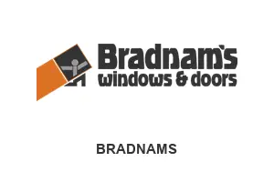 Bradnams Windows & Doors logo – sliding door hardware, sliding door rollers & sliding window rollers stocked by Slide Master Hardware