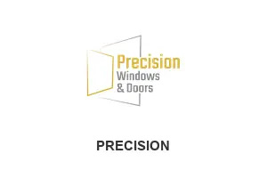 Precision Windows & Doors logo – sliding door hardware, sliding door rollers & sliding window rollers stocked by Slide Master Hardware